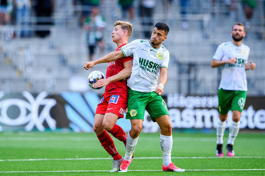 IFK Norrköpings Alexander Fransson och Hammarbys Astrit