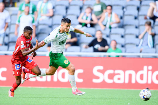 IFK Norrköpings Ishaq Abdulrazaq och Hammarbys Astrit