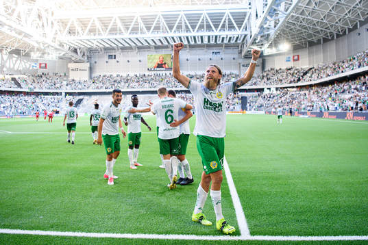 Hammarbys Bjørn Paulsen jublar
