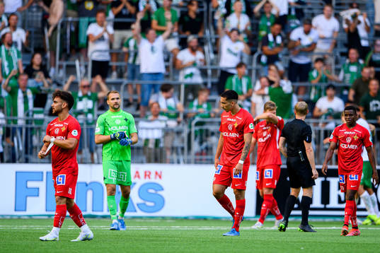 IFK Norrköpings Yahav Gurfinkel och Lucas Lima deppar