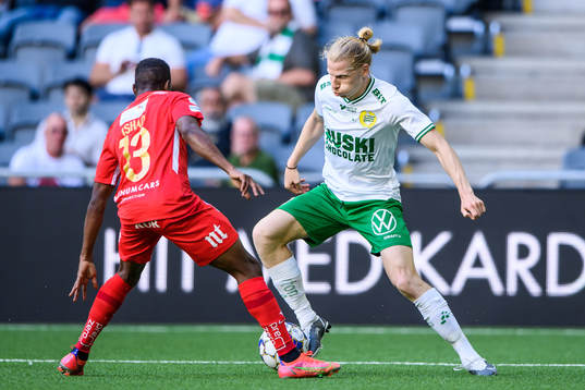 IFK Norrköpings Ishaq Abdulrazaq och Hammarbys Gustav
