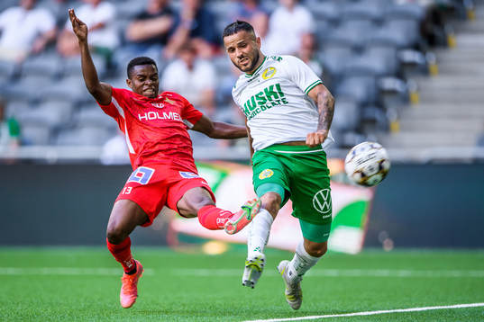 IFK Norrköpings Ishaq Abdulrazaq och Hammarbys Mohanad