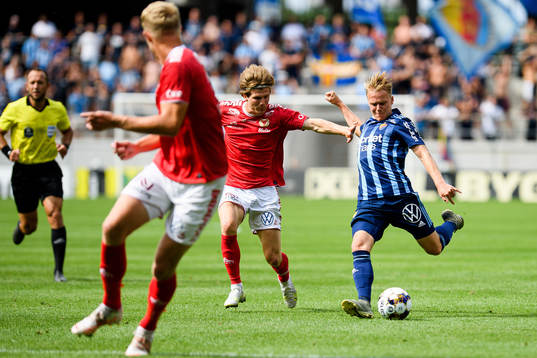 Kalmars Oliver Berg och Djurgårdens Elliot Käck