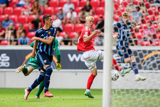 Djurgårdens Aslak Witry gör 0-1