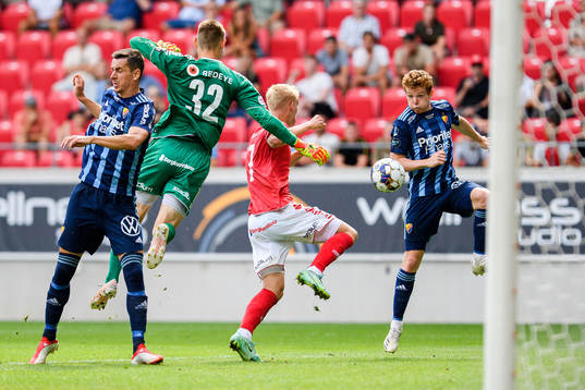 Djurgårdens Aslak Witry gör 0-1