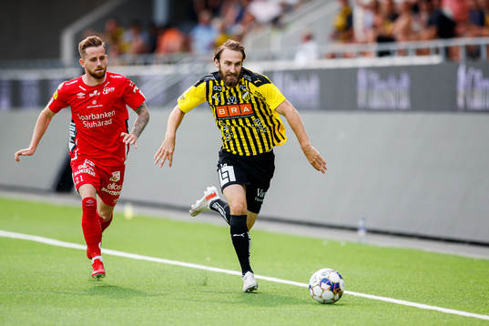 Elfsborgs Simon Strand och Häckens Oskar Sverrisson