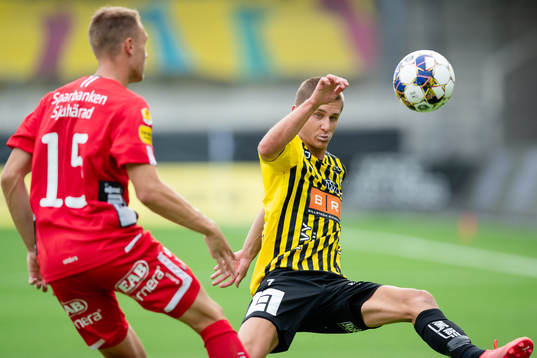 Elfsborgs Leo Väisänen och Häckens Leo Bengtsson
