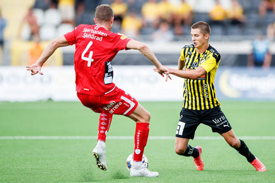 Elfsborgs Christopher McVey och Häckens Leo Bengtsson
