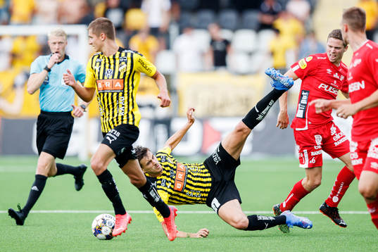 Elfsborgs André Rømer och Häckens Alexander Jeremejeff