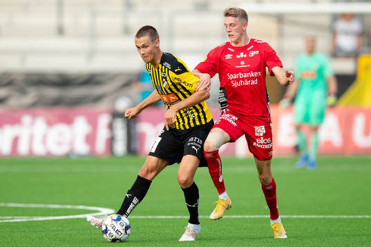 Häckens Tobias Carlsson och Elfsborgs Alexander