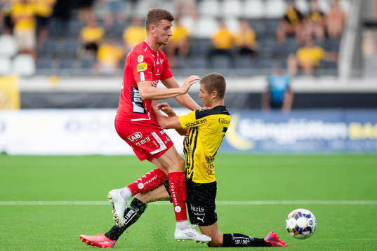 Elfsborgs Christopher McVey och Häckens Leo Bengtsson