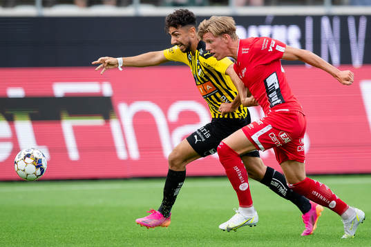 Häckens Daleho Irandust  och Elfsborgs Noah Söderberg
