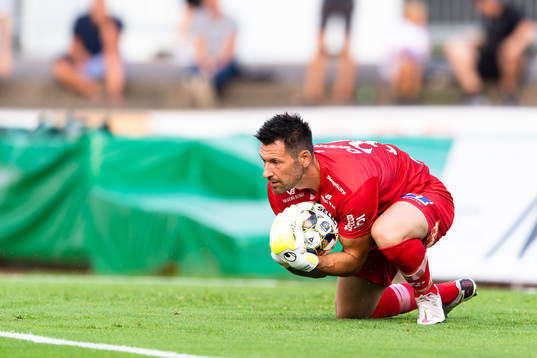Varbergs målvakt Stojan Lukic