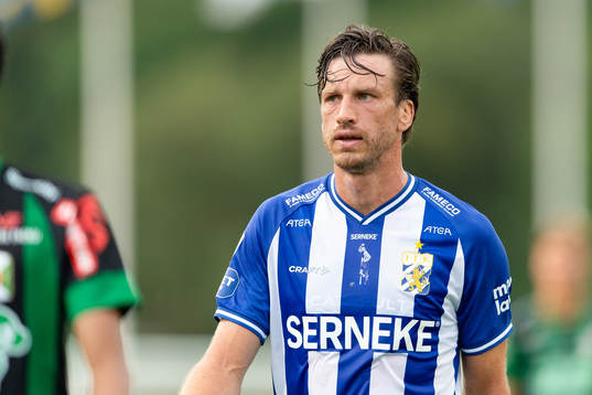 IFK Göteborgs Gustav Svensson deppar