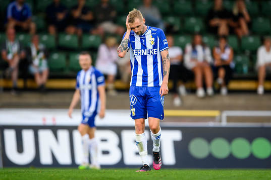 IFK Göteborgs Sebastian Eriksson deppar
