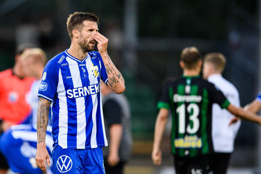 IFK Göteborgs Mattias Bjärsmyr deppar