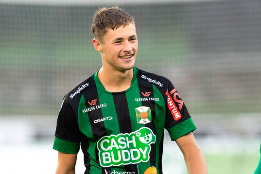 Varbergs Oliver Alfonsi jublar