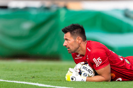 Varbergs målvakt Stojan Lukic