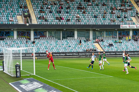 under fotbollsmatchen i Superettan mellan GAIS och Akropolis