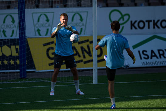 Goalkeeper Johan Dahlin