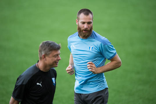 Jon Dahl Tomasson, head coach and Jo Inge Berget