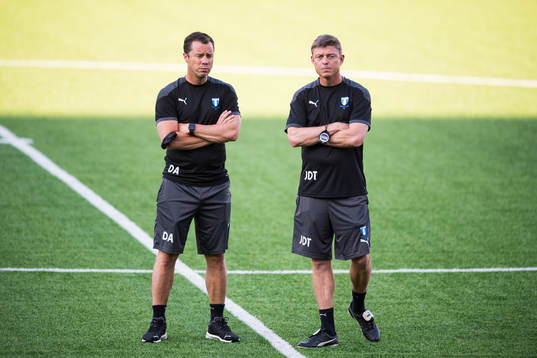 Daniel Andersson, head of sports of Malmö FF and Jon Dahl