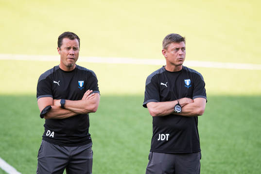 Daniel Andersson, head of sports of Malmö FF and Jon Dahl