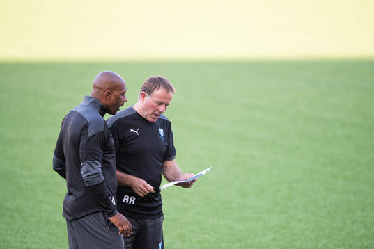 Jeffrey Aubynn, assistant coach and Remy Reijnierse,