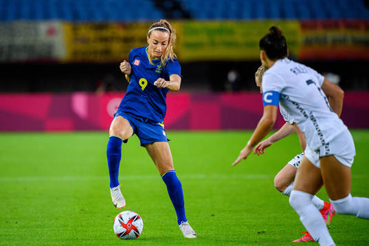 Kosovare Asllani of Sweden in the women’s football match