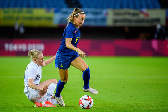 Kosovare Asllani of Sweden in the women’s football match