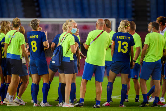 Stina Blackstenius of Sweden