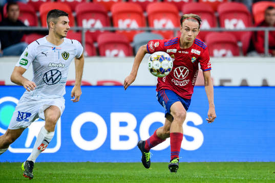 Jönköpings Marko Nikolic och Östers Isak Magnusson
