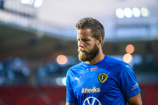 Jönköpings målvakt Frank Pettersson deppar