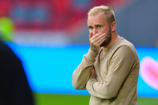 Jönköpings tränare Patric Jildefalk deppar