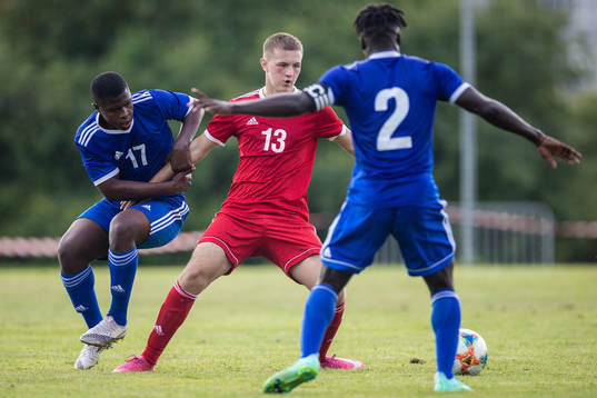 Mohamed Bangoura (v), Erjon Belulaj (m) och Oscar