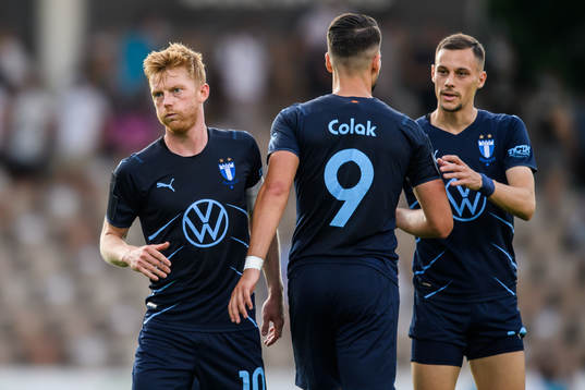 Anders Christiansen, Antonio Colak and Veljko Birmancevic