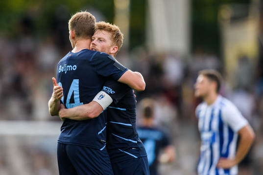 Felix Beijmo and Anders Christiansen of Malmö FF