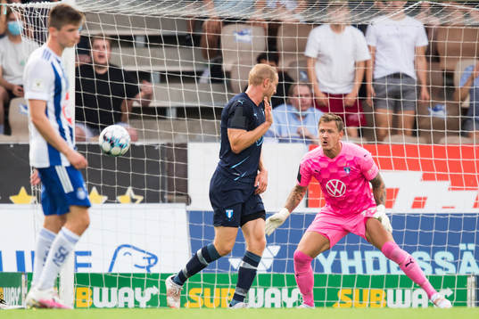 Goalkeeper Johan Dahlin of Malmö FF
