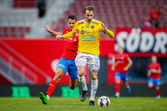 Helsingborgs Assad Al Hamlawi och Falkenbergs Tobias