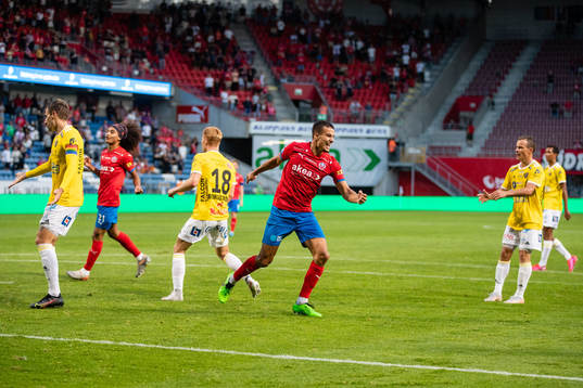 Falkenbergs Tobias Karlsson, Linus Borgström och Anton