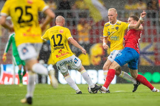 Falkenbergs Tobias Englund och Helsingborgs Charlie Weberg