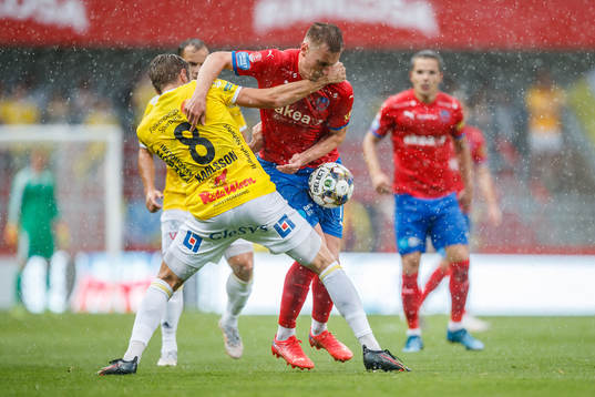 Falkenbergs Tobias Karlsson och Helsingborgs Rasmus
