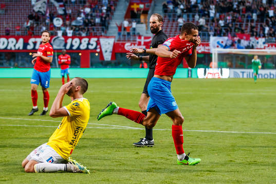 Helsingborgs Assad Al Hamlawi jublar