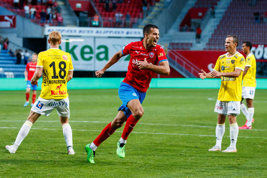 Helsingborgs Assad Al Hamlawi jublar