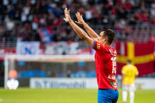 Helsingborgs Assad Al Hamlawi jublar