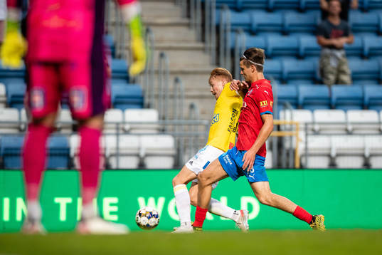 Falkenbergs Linus Borgström och Helsingborgs Wilhelm Loeper