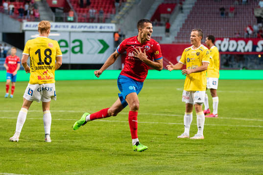 Falkenbergs Linus Borgström och Anton Wede deppar