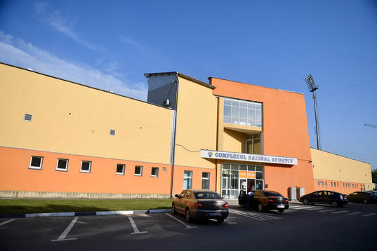 The stadium Complexul Rational Sportive Orhei pictured