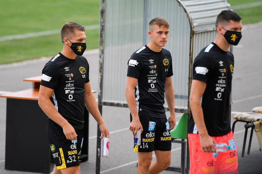 Gustav Broman and Jacob Ondrejka of Elfsborg