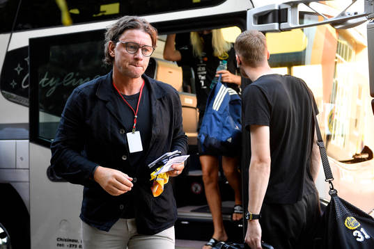 Stefan Andreasson, club president of IF Elfsborg arrive at
